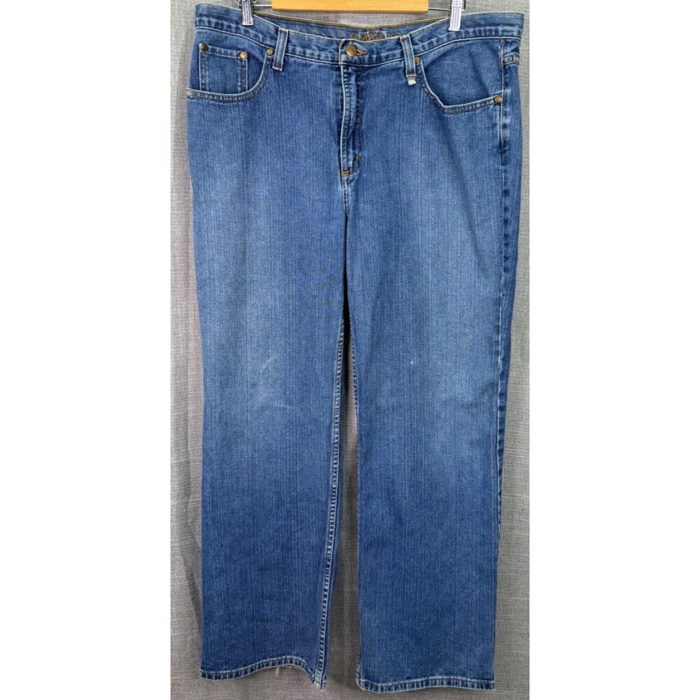 Cruel Girl Slim Junior's Women Size 19 Straight Wide Leg Jeans Medium Wash